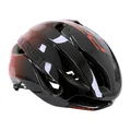CASQUE VELO ADULTE GIST ROUTE PRIMO RESTYLING NOIR/ROUGE FULL IN-MOLD TAILLE 56-62 REGLAGE MOLETTE 230GRS