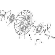 Roue arrière