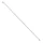 GALVANIZED SPOKE- J bend SILVER Ø2.3mm Lg 291mm for round die (sold per unit-without nut) - ask nut 185897