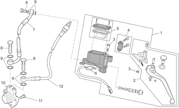 Commande embrayage cpl
