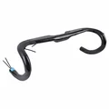 CINTRE ROUTE PRO VIBE AERO COMPACT CARBONE NOIR L 42 EXTERIEUR (AXE-AXE 42cm) POUR POTENCE 31.8mm POUR PASSAGE CABLE INTERNE (DI2)