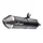 SILENCIEUX 50 A BOITE LEOVINCE X-FIGHT CARBONE POUR DERBI 50 SENDA SMX/RACING/XTREM/LIMITED >2018 VENDU SANS LE COLLECTEUR (PASSAGE HAUT A GAUCHE) (REF 17001) (HOMOLOGUE CE)