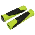 POIGNEE VTT NEWTON BI-MATIERE VERT/NOIR L130mm (PAIRE)