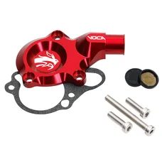 CARTER/COUVERCLE/CORPS POMPE A EAU 50 A BOITE VOCA RACING POUR MINARELLI 50 AM6 ROUGE