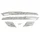AUTOCOLLANT/STICKER/KIT DECORS "SUPER" ORIGINE PIAGGIO 300 VESPA GTS  -672063-