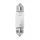 LIGHT BULB 12V 10W STANDART C5W FOOT SV 8.5-11X35 (TUBULAR) CLEAR (PARKING LIGHT) (SOLD PER UNIT)  -FLOSSER-