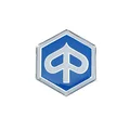 AUTOCOLLANT/STICKER/DECOR/ECUSSON PIAGGIO ORIGINE PIAGGIO COMMUN A LA GAMME (33mm blanc)  -655368-