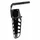 PRESENTOIR/SUPPORT VELO MURAL A CROCHET POUR FAT BIKE JUSQU'A 4.25'' AVEC SYSTEME ANTIVOL NON INCLUS (FIXATION VELO ROUE)