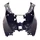 FRONT SHIELD - "PIAGGIO GENUINE PART" 300-400-500 MP3 SPORT 2008>2014 BLACK 80/B  -67257100NI-