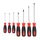 TOURNEVIS (JEU DE 7 EN BOITE : 4 PLATS 3 / 4 / 5.5 / 6.5mm + 3 CRUCIFORMES PH0, PH1, PH2)  -P2R-