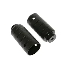 PEGS FOR BMX - ALUMINIUM Ø 45mm Black - Lg 100mm For axle Ø 3/8 (PAIR)