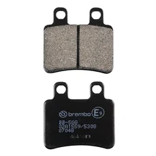 PLAQUETTE DE FREIN BREMBO POUR PEUGEOT 125 LXR 2010>2013 AR / SYM 300 GTS 2009>2013 AR, 125 JOYRIDE 2007>2009 AR, 300 JOYMAX EVO 2010>2012 AR (SCOOTER CARBONE CERAMIQUE) -07048