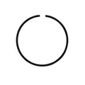PISTON COMPRESSION RING- "PIAGGIO GENUINE PART" COMMON TO THE RANGE MAXISCOOTER 250 CC  -830486-