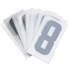 CHIFFRE PLAQUE PVC MOTO/SCOOTER 45mm  8  (VENDU PAR 10)