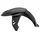 GARDE BOUE AV SCOOT ADAPTABLE PEUGEOT 50 LUDIX 10 POUCES NOIR BRILLANT