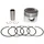 PISTON FOR SCOOT 50CC CHINESE 4 STROKE- GY6, 139QMB/PEUGEOT 50 V-CLIC 4T/KYMCO 50 AGILITY 4T/SYM 50 ORBIT 4T/BAOTIAN 50 BT49QT 4T/NORAUTO 50 RAZZO 4T (Ø 39mm - PIN Ø13mm)  -SELECTION P2R-