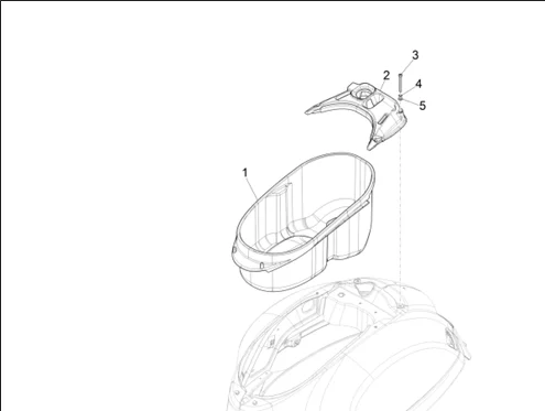 Logement casque - Dessous de selle
