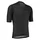 MAILLOT GIST HOMME PODIUM MANCHES COURTES ZIP TOTAL NOIR XL -5359