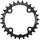 CHAINRING FOR MTB 27T. Ø80 - 2X10 "INNER" BLACK CT2 STRONGLIGHT -4 ARMS- 10 Speed SRAM - NON THREADED - Thickness 3,5 mmm