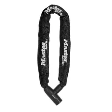 ANTITHEFT FOR BICYCLE - STEEL CHAIN LOCK MASTERLOCK  Ø 8mm L. 90cm BLACK - SUPPLIED WITH 2 KEYS - SECURITY LEVEL 7