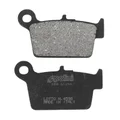 BRAKE PADS -POLINI FOR BETA 50 RR ENDURO  Rear 50 MOTARD ALU AM6 Rear (L 66mm - H 37mm - thk   7.6mm)  (174.0125)  (ORIGINAL)