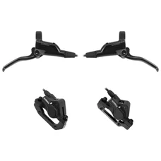 DISC BRAKE KIT- HYDRAULIC FOR MTB-  ALHONGA BLACK (FRONT+REAR) WITHOUT DISC 160mm