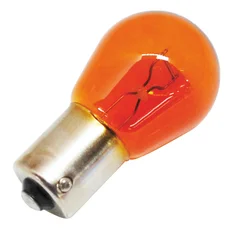 LIGHT BULB 12V 21W STANDART PY21W FOOT BAU15S -BAYONET-  ORANGE (TURN LIGHT) (SOLD PER UNIT)  -OSRAM-