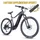 VELO ELECTRIQUE/VAE VTT 29 LEADER FOX KENT 2025 GRIS MAT 9V MOTEUR CENTRAL BAFANG M510 36V 95Nm BATTERIE 20Ah (17,5'' - H44,5cm - TAILLE M - POUR ADULTE DE 168cm à 178cm)
