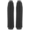 SOUFFLET DE FOURCHE MOTO POLISPORT NOIR DIAM INT 41 ET 58 mm - LONGUEUR 350 mm  (PAIRE)