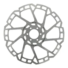 DISQUE DE FREIN VTT 6 TROUS ELVEDES 203 mm ARGENT -EPAISSEUR 2.3 mm