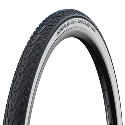 PNEU VTC URBAIN 700 X 40 SCHWALBE ROAD CRUISER HS484 NOIR TR (42-622) FLANC BLANC REFLEX