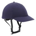 CASQUE VELO/TROTTINETTE ADULTE URBAIN/CITY CP01 AVEC CASQUETTE TEXTILE BLEU TAILLE M/L REGLAGE MOLETTE - SELECTION P2R-