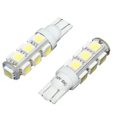 LIGHT BULB 12V  LEDS 10W FOOT W2,1x9,5D WEDGE CLEAR (TURN LIGHTS)  (PAIR)  -SELECTION P2R-
