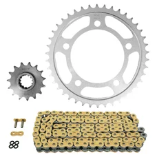 KIT CHAINE ADAPTABLE HONDA 650 CB F 2015>2016, 650 CB FA ABS 2014>2019  525  15x42  (DIAM COURONNE 112/138/12.25)  (DEMULTIPLICATION ORIGINE)  -AFAM-