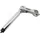 QUILL STEM FOR URBAN BIKE-  NEWTON -ADJUSTABLE- Ø22,2mm L 105mm SILVER  - FOR BAR Ø 25.4mm
