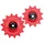 GALET DERAILLEUR TRIPEAK 12-14 DENTS ROULEMENT G5 CERAMIQUE POUR SHIMANO RD91xx/80xx/70xx 11V. ROUGE (BLISTER DE 2)