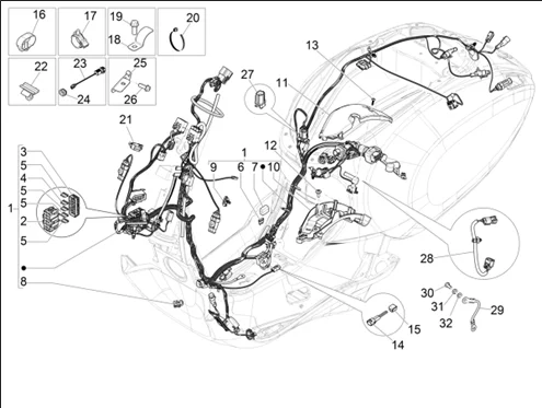 Faisceau de câbles principal