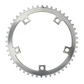 CHAINRING FOR TRACK BIKE- 5 Arms- 48T.Ø 144 ALUMINIUM SILVER 7075 FOR CHAIN 3.17mm (1"1/8) TA