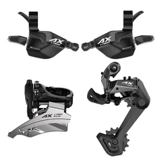 GROUPE / TRANSMISSION VTT LTWOO 2X12V. AX SERIES (DERAILLEURS AVANT ET ARRIERE - MANETTES DROITE ET GAUCHE)