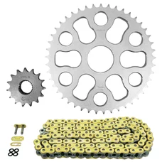 KIT CHAINE ADAPTABLE YAMAHA 250 XG TRICKER 2004>2008  428  15x45  (DIAM COURONNE 45/136/23.5)  (DEMULTIPLICATION ORIGINE)  -AFAM-