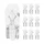 LIGHT BULB 12V  5W STANDART T10 FOOT W2,1x9,5D WEDGE CLEAR (TURN LIGHT) (SOLD PER 10)  -SELECTION P2R-