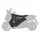 TABLIER COUVRE JAMBE TUCANO POUR KYMCO 350 DOWNTOWN 2023>, DINK STREET 2023>, SUPER DINK 2023>, GT350 2023> (R239-X) (TERMOSCUD) (SYSTEME ANTI-FLOTTEMENT SGAS)