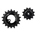 GALET DERAILLEUR TRIPEAK 12-18 DENTS CERAMIC POUR DERAILLEUR 11V. NOIR COMPATIBLE SHIMANO R92xx series (JEU DE 2)