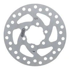 DISQUE DE FREIN BMX 6 TROUS ELVEDES 120 mm ARGENT -EPAISSEUR 1.8 mm