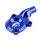 CARTER/COUVERCLE/CORPS POMPE A EAU 50 A BOITE VOCA RACING POUR MINARELLI 50 AM6 BLEU