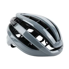 CASQUE VELO ADULTE GIST ROUTE RAPIDO GRIS BRILLANT TAILLE 56-62 REGLAGE MOLETTE 255GRS