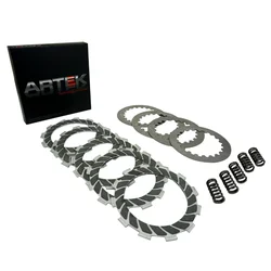 DISQUE D'EMBRAYAGE 50 A BOITE ARTEK K2 RENFORCE KEVLAR POUR DERBI 50 SENDA, GPR / GILERA 50 SMT, APRILIA RS 50, RCR (EURO 2, 3)  (KIT COMPLET)