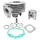 CYLINDRE SCOOT ADAPTABLE PEUGEOT 50 LUDIX ONE-TREND-SNAKE-CLASSIC, VIVACITY 2T 2008>, KISBEE 2T 2013>, CITYSTAR  -P2R ALU NIKASIL-