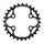 PLATEAU VTT 4BRA D.64 POUR SHIMANO XT M8000/SLX M7000 DOUBLE STRONGLIGHT 28DTS INTERIEUR NOIR 11V. NON FILETE