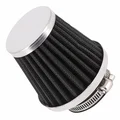 FILTRE A AIR TYPE KN CHROME FIXATION DROITE DIAM 42 mm  -P2R-